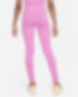 Leggings Para Niña Talla Grande Nike Dri-fit One Rosa