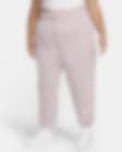 Low Resolution Γυναικείο παντελόνι φόρμας σε φαρδιά γραμμή με λογότυπο Nike Sportswear Phoenix Fleece (μεγάλα μεγέθη)