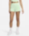 Low Resolution Højtaljede slanke Nike Sportswear Chill Terry-shorts (5 cm) i french terry til kvinder