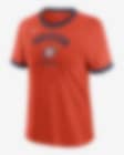 Low Resolution Houston Astros City Connect Women's Nike MLB Ringer T-Shirt