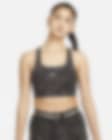 Low Resolution Nike Dri-FIT Swoosh Women's Medium-Support 1-Piece Pad Mesh Strap Sports Bra
