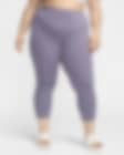 Low Resolution Nike One Women's High-Waisted Crop Leggings (Plus Size)