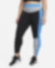 Low Resolution Nike One Women's Mid-RIse 7/8 Color-Block Leggings (Plus Size)