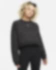 Low Resolution Kort fleece-sweatshirt Nike Novelty med rund hals för kvinnor