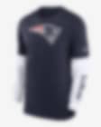 Low Resolution Playera de manga larga Nike de la NFL para hombre New England Patriots