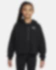 Low Resolution Nike Air hoodie van sweatstof met rits over de hele lengte voor meisjes