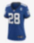 Nike Indianapolis Colts No28 Jonathan Taylor Royal Blue Women's Stitched NFL Limited Rush 100th Season Jersey