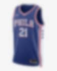 Low Resolution Philadelphia 76ers Icon Edition 2022/23 Nike Dri-FIT NBA Swingman Jersey