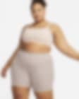 Low Resolution Shorts de ciclismo de 20 cm de tiro alto de sujeción ligera para mujer Nike Zenvy (talla grande)