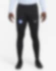 Low Resolution Ανδρικό πλεκτό ποδοσφαιρικό παντελόνι Nike Dri-FIT Ίντερ Strike
