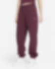 Low Resolution Pantaloni in fleece Nike Solo Swoosh - Donna