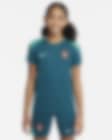 Low Resolution Pleteninové fotbalové tričko Nike Dri-FIT Portugalsko Strike s krátkým rukávem pro větší děti