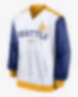 Brooklyn Dodgers Nike Rewind Warm Up Pullover Jacket - Mens