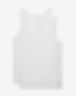 Camiseta interior de ajuste slim con cuello en V Nike Dri-FIT Essential  Cotton Stretch (paquete de 2) .