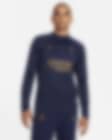 Low Resolution Ανδρική ποδοσφαιρική μπλούζα προπόνησης Nike Storm-FIT Παρί Σεν Ζερμέν Strike Winter Warrior