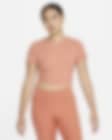 Low Resolution Nike Dri-FIT One Luxe Women's Twist Standard Fit Short-Sleeve Top