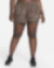 Low Resolution Shorts con estampado de leopardo para mujer Nike Dri-FIT Tempo (talla grande)
