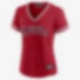 Low Resolution MLB Los Angeles Angels (Mike Trout) Women's Replica Baseball Jersey
