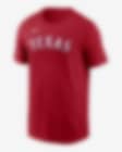 Low Resolution Texas Rangers Fuse Wordmark Men's Nike MLB T-Shirt