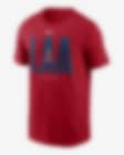Low Resolution Los Angeles Angels Team Scoreboard Men's Nike MLB T-Shirt