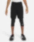 Low Resolution Nike Pro Dri-FIT 3/4-es, testhezálló nadrág nagyobb gyerekeknek (fiúk)