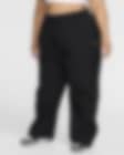 Low Resolution Nike Windrunner Women's High-Waisted Woven Open-Hem Pants (Plus Size)