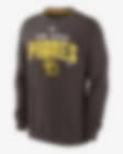 Low Resolution Nike Cooperstown Team (MLB San Diego Padres) Men's Pullover Crew