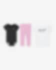 Low Resolution Nike Swoosh Logo Baby (12-24M) 3-Piece Bodysuit Set