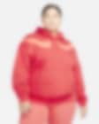 Low Resolution Nike Sportswear Swoosh Women's Oversized Fleece Hoodie (Plus Size)