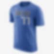 Nike Men's Dallas Mavericks Luka Doncic #77 Navy T-Shirt, Large, Blue