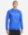 Low Resolution Męska dzianinowa kurtka piłkarska z zamkiem na całej długości Nike Inter Mediolan Academy Pro