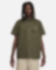 Low Resolution Nike Life gewebtes Kurzarm-Button-Down-Shirt im Military-Design für Herren