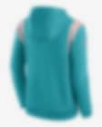 Miami Dolphins Nike Therma Sideline Hoodie - Youth