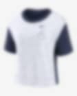 Low Resolution Nike Team Lineup (MLB Atlanta Braves) Women's Cropped T-Shirt