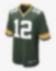 Low Resolution Męska koszulka meczowa do futbolu amerykańskiego NFL Green Bay Packers (Aaron Rodgers)