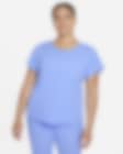Low Resolution Nike Yoga Luxe Short Sleeve Women's Top (Plus Size)