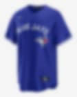 Low Resolution MLB Toronto Blue Jays (George Springer) Men's Replica Baseball Jersey