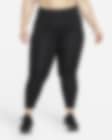 Low Resolution Nike Swoosh Run 7/8-Lauf-Leggings mit mittelhohem Bund für Damen (große Größe)