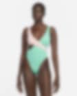 Low Resolution Nike Colour Block Women's Crossover One-Piece