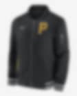 Low Resolution Pittsburgh Pirates Authentic Collection Men's Nike MLB Full-Zip Bomber Jacket