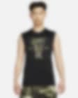 Low Resolution Nike Dri-FIT Men's Camo Sleeveless T-Shirt