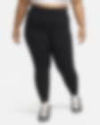 Low Resolution Damskie legginsy o pełnej długości z wysokim stanem Nike One (duże rozmiary)