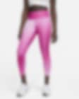 Low Resolution Leggings da running a 7/8 e vita media con tasche e sfumatura tie-dye Nike Fast – Donna