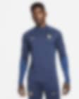 Low Resolution Ανδρική πλεκτή ποδοσφαιρική μπλούζα προπόνησης Nike Dri-FIT Γαλλική Ομοσπονδία Ποδοσφαίρου Strike