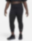 Nike Sportswear Classic High-Waisted 7/8 Leggings Plus Size 'Black/Sail' -  FB3095-010
