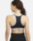Low Resolution Nike Swoosh On The Run Women's Medium-Support Lightly Lined Sports Bra with Pockets