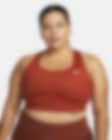 Low Resolution Nike Swoosh sports-BH uten polstring med middels støtte til dame (plus size)