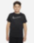 Low Resolution Nike Dri-FIT Older Kids' (Boys') Short-Sleeve Training Top (Extended Size)