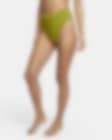 Low Resolution Nike Swim Damen-Bikinihose mit hohem Bund und Ausschnitt