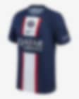 Men's Nike Kylian Mbappé Blue Paris Saint-Germain 2022/23 Home Replica Player Jersey, Size: XL